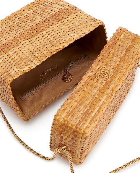 chanel wicker basket bag|chanel handbags uk.